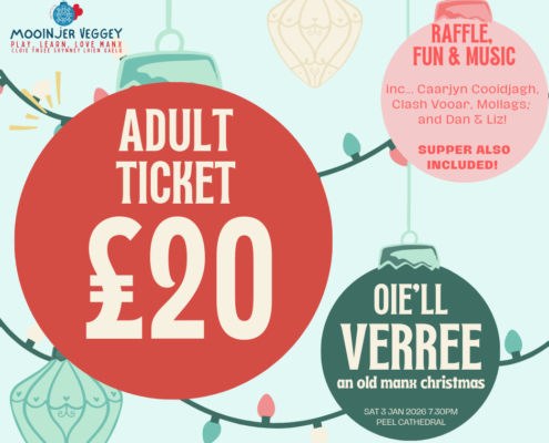 Christmas baubles with £20 adult ticket price